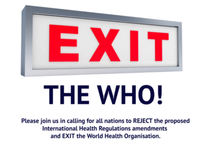 Politics Over Science: Lockdown Files Reinforce Urgent Need to #StopTheWHO Power Grab